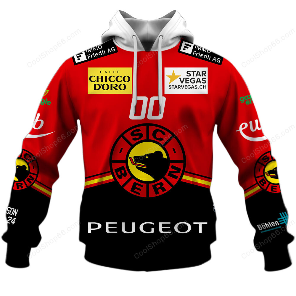 NL Hockey SC Bern Home Jersey Style Shirts