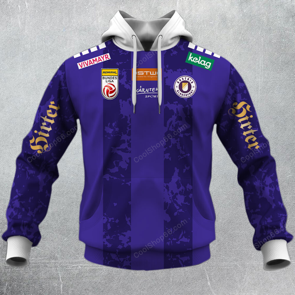 Admiral Bundesliga SK Austria Klagenfurt Home Jersey Style Shirts