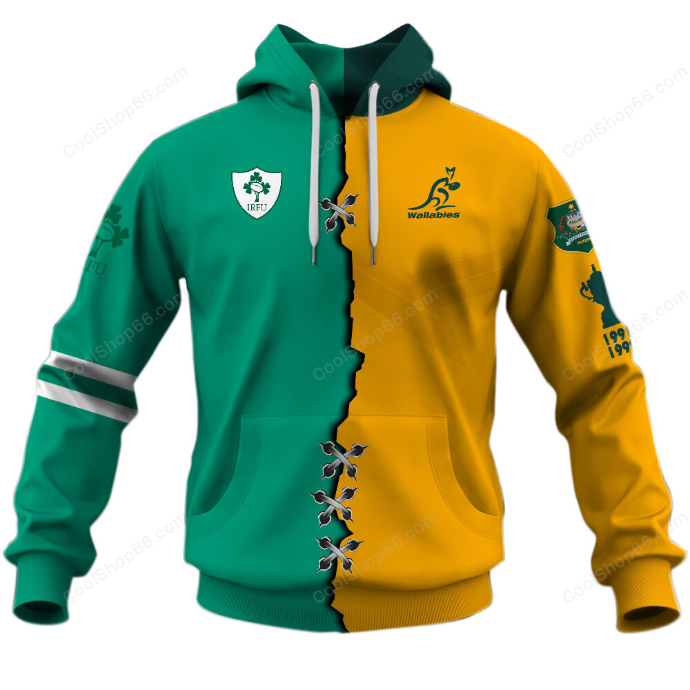 Australia Rugby Wallabies x Ireland Rugby Special Shirts