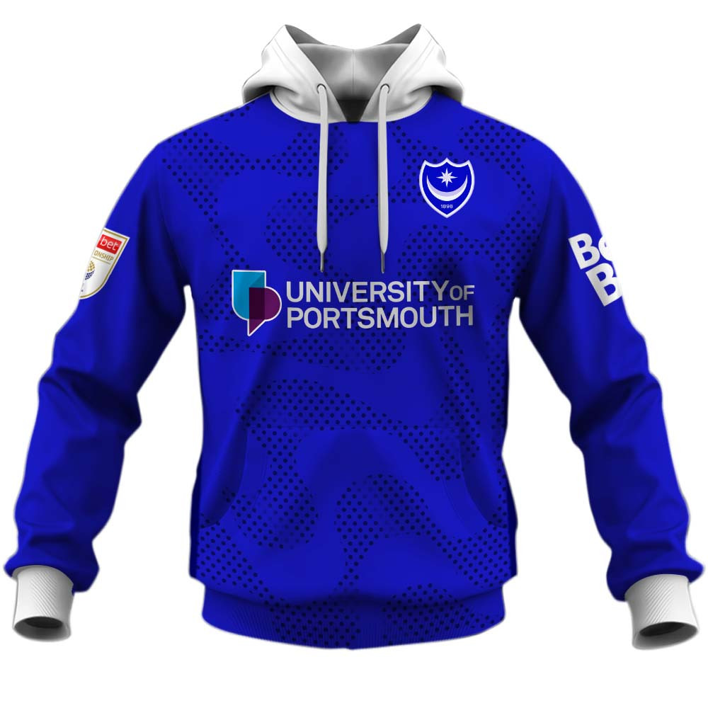 Portsmouth F.C EFL Championship 2526 Home Jersey Style Shirts