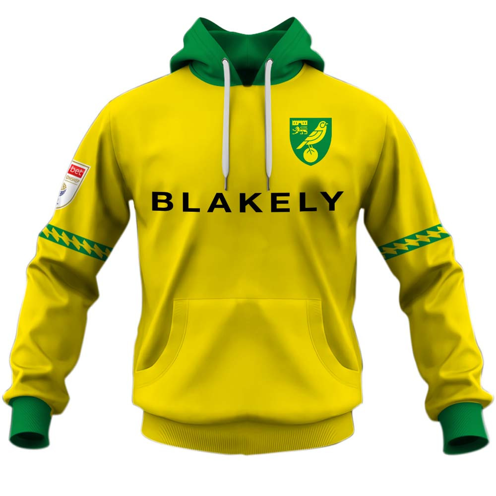 Norwich City F.C EFL Championship 2526 Home Jersey Style Shirts