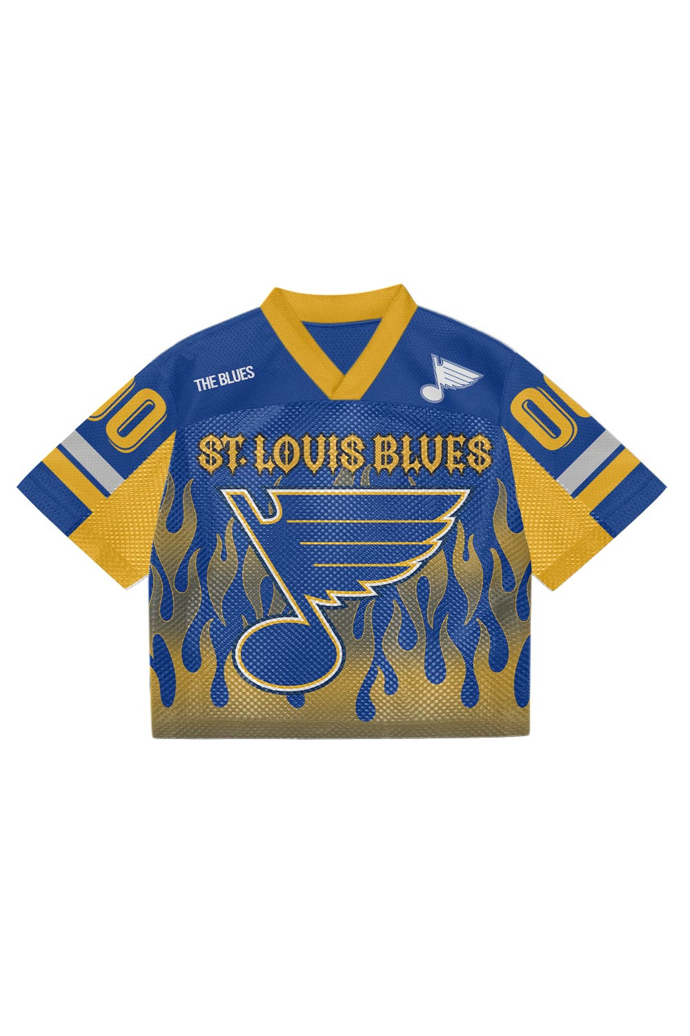 St.Louis Blues NHL Mesh Jersey Streetwear 102