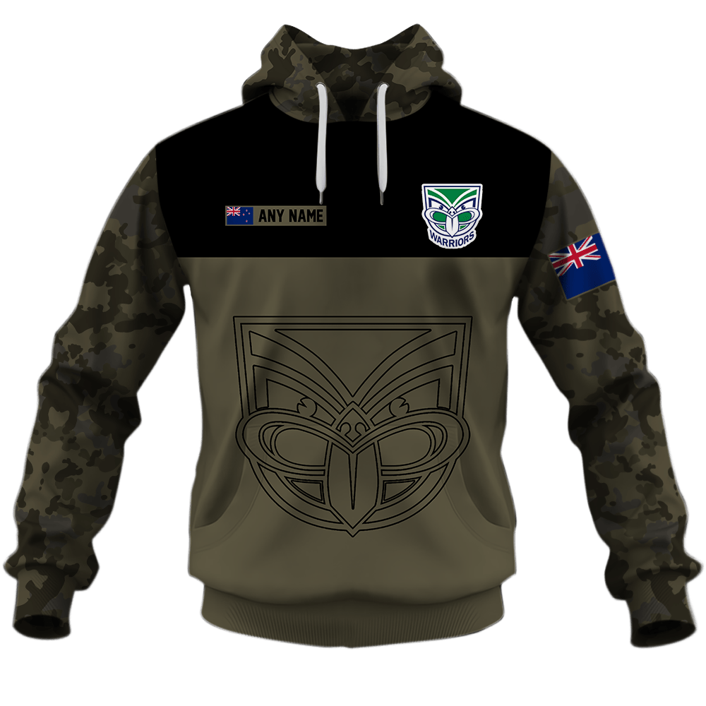 New Zealand Warriors (NRL) Camo V2 Shirts