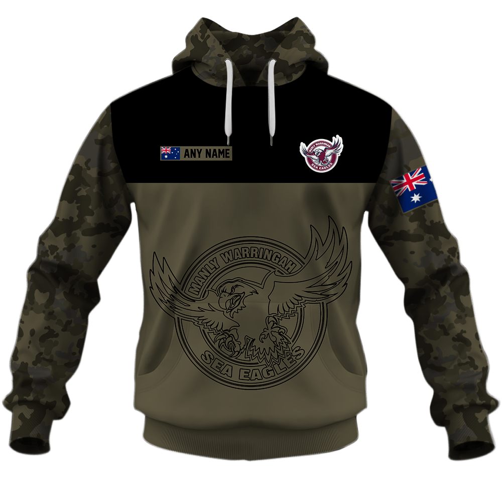 Manly Warringah Sea Eagles (NRL) Camo V2 Shirts