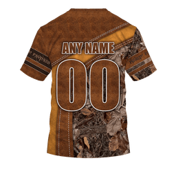 Penrith Panthers (NRL) Leather Gold Logo Design Shirts