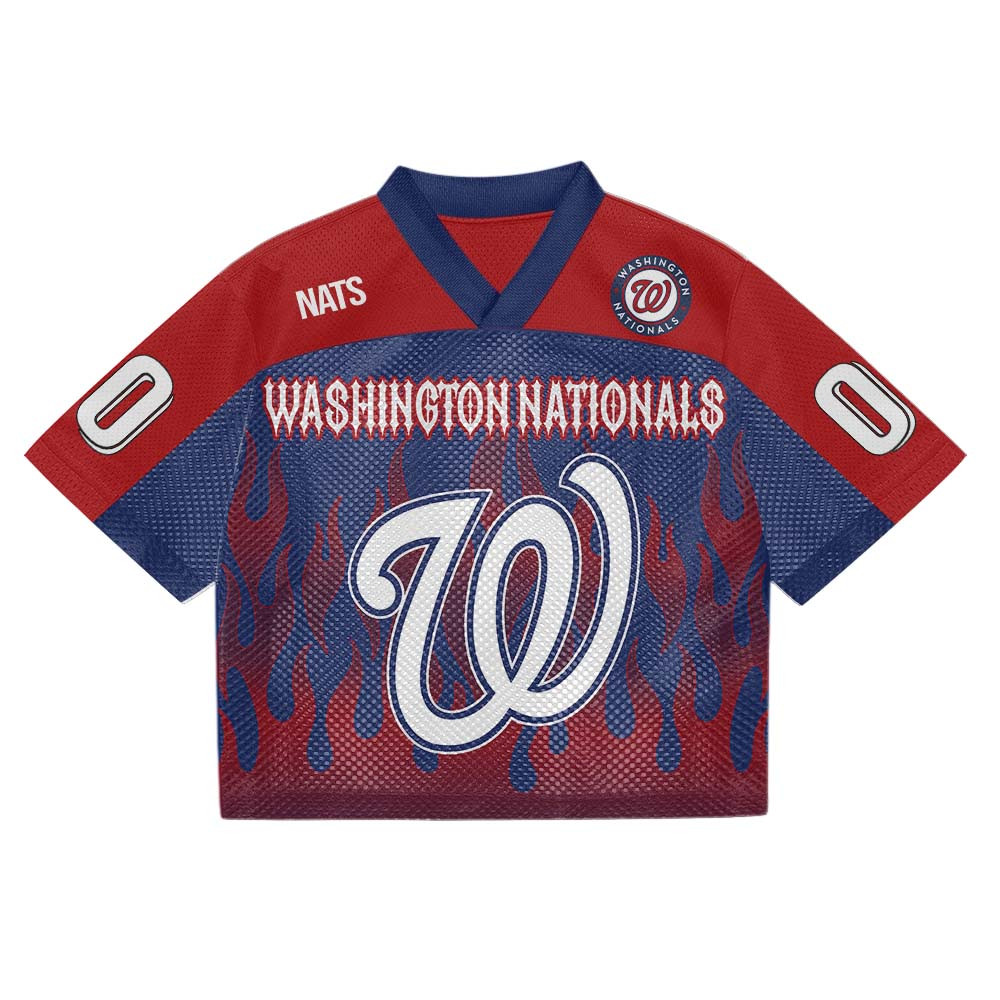 Washington Nationals MLB Mesh Jersey Streetwear 102