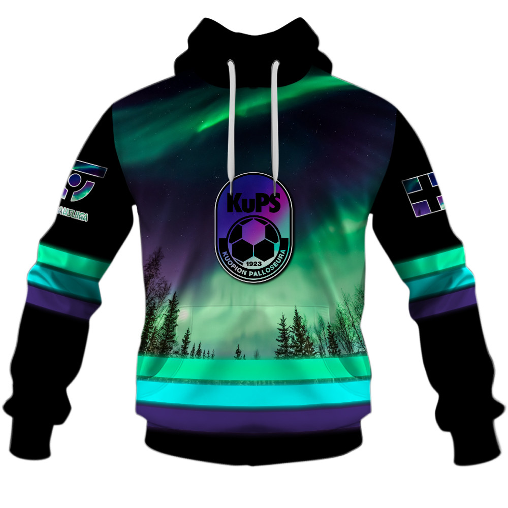 Kuopion Palloseura Northern Lights Design Special Shirts