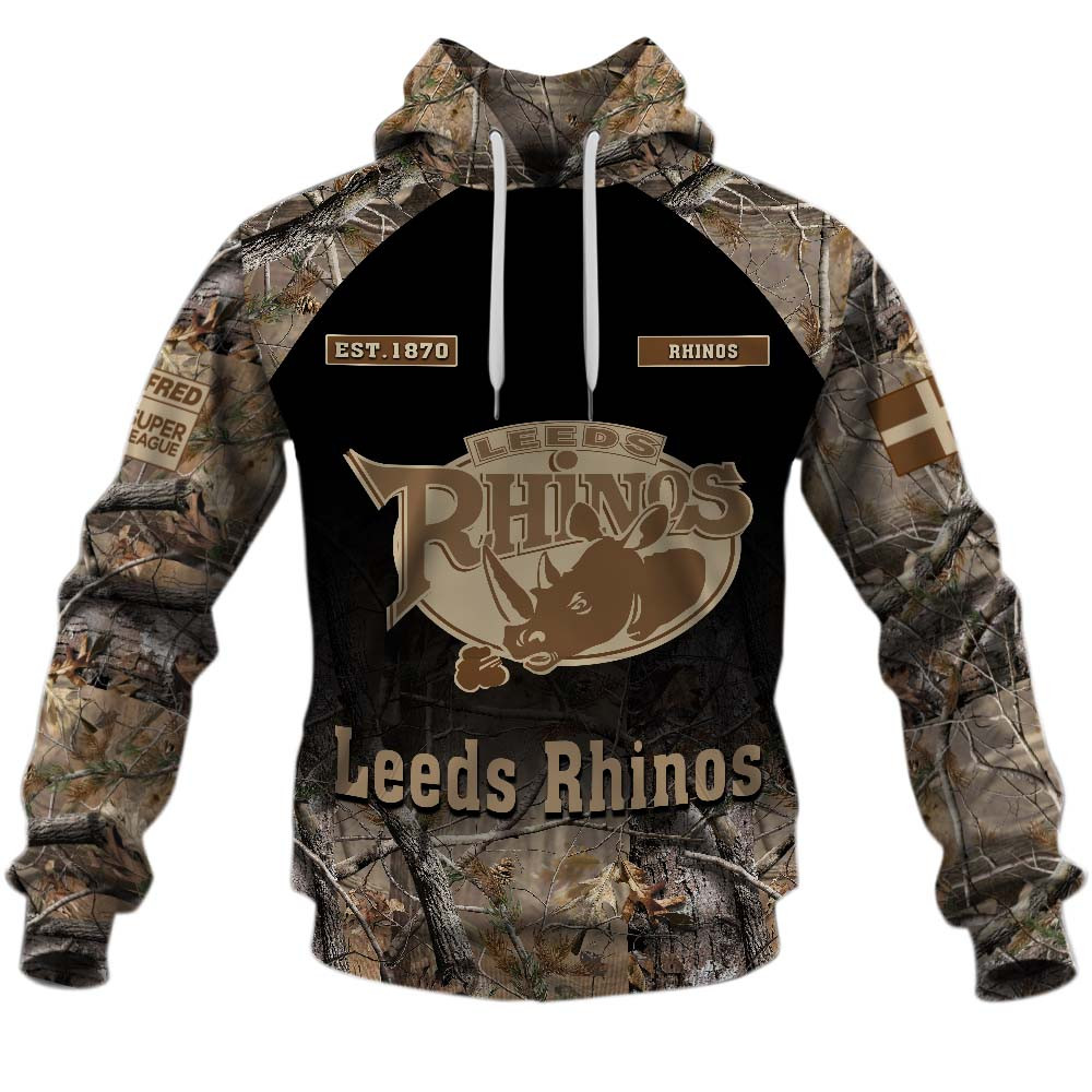 Leeds Rhinos Hunting Camo Design Shirts