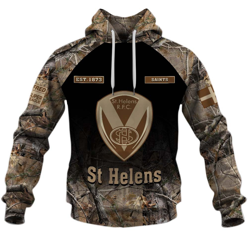 St Helens R.F.C Hunting Camo Design Shirts