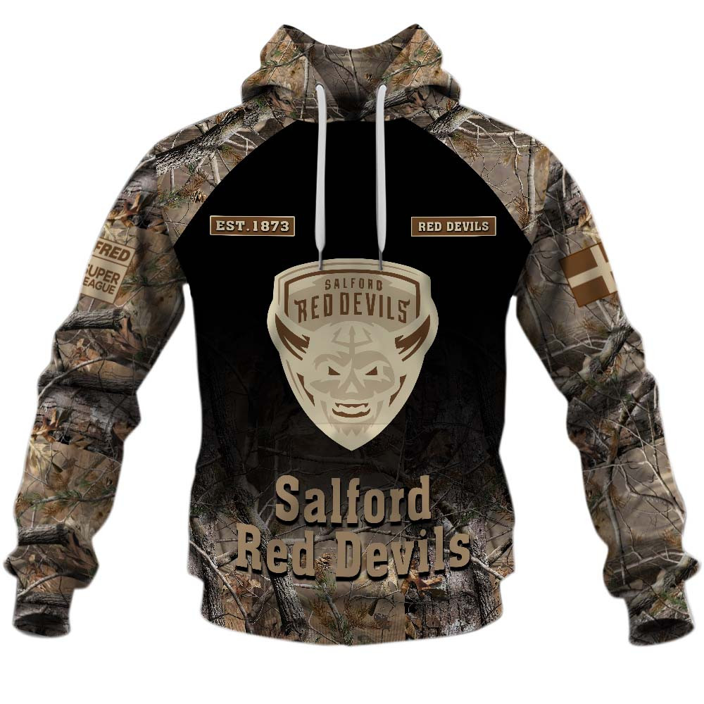 Salford Red Devils Hunting Camo Design Shirts