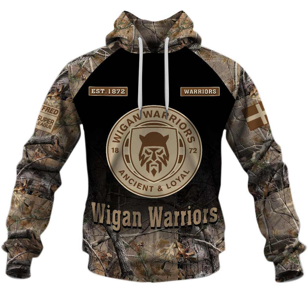 Wigan Warriors Hunting Camo Design Shirts