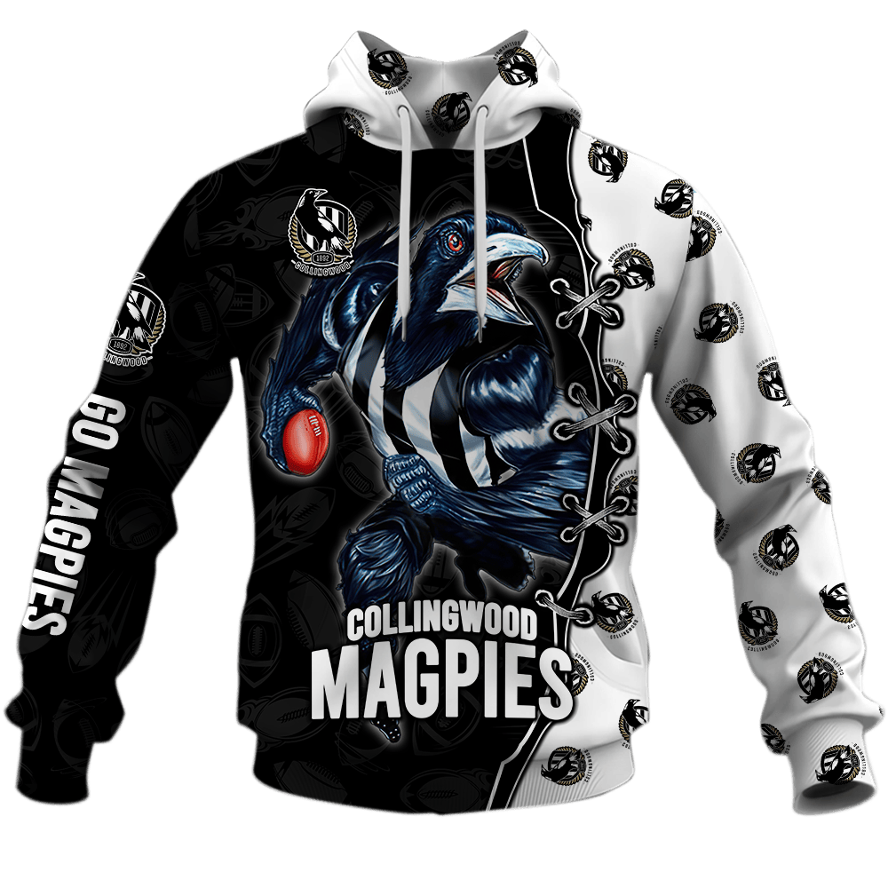 Collingwood Magpies Warrior Design Shirts
