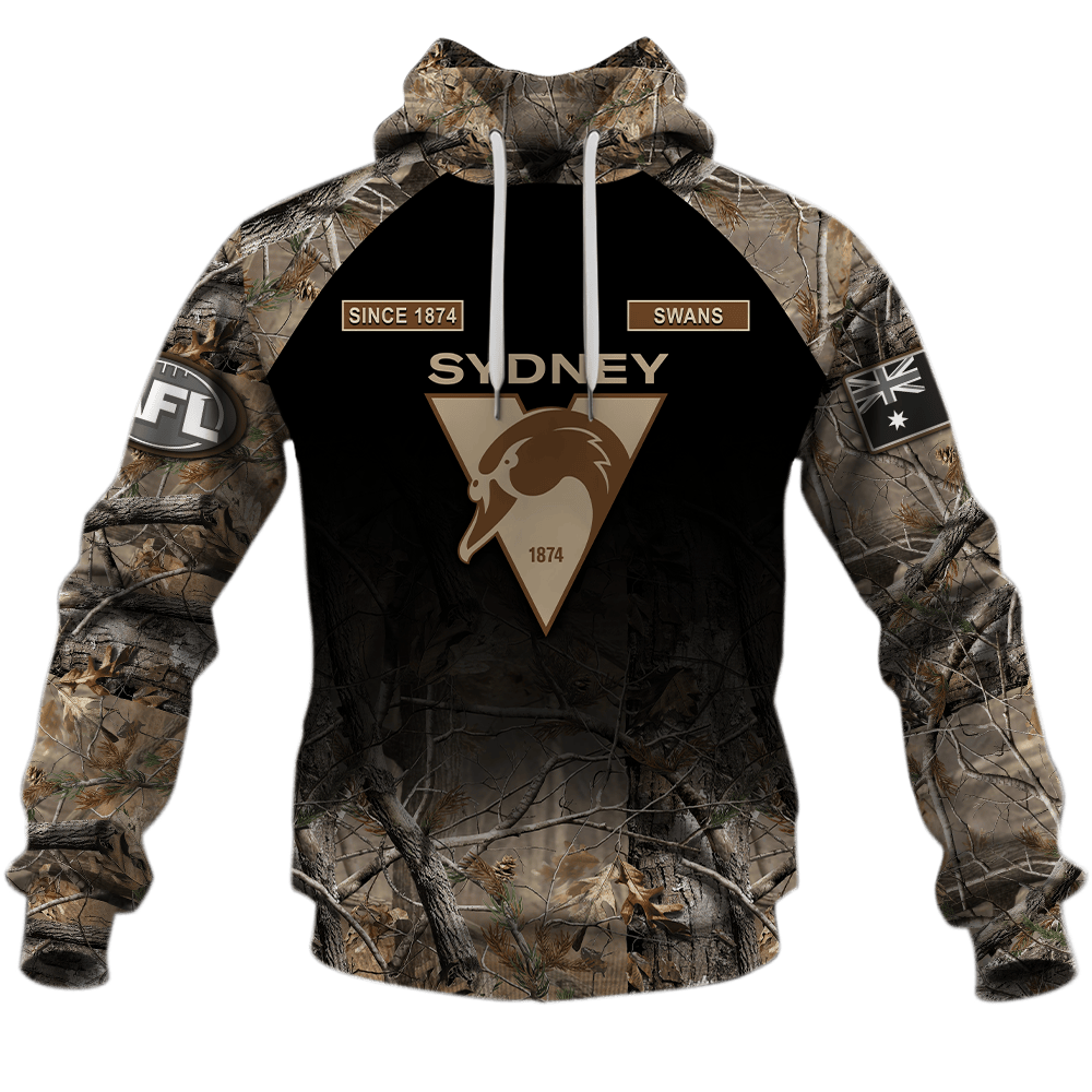 Sydney Swans Hunting Design Shirts