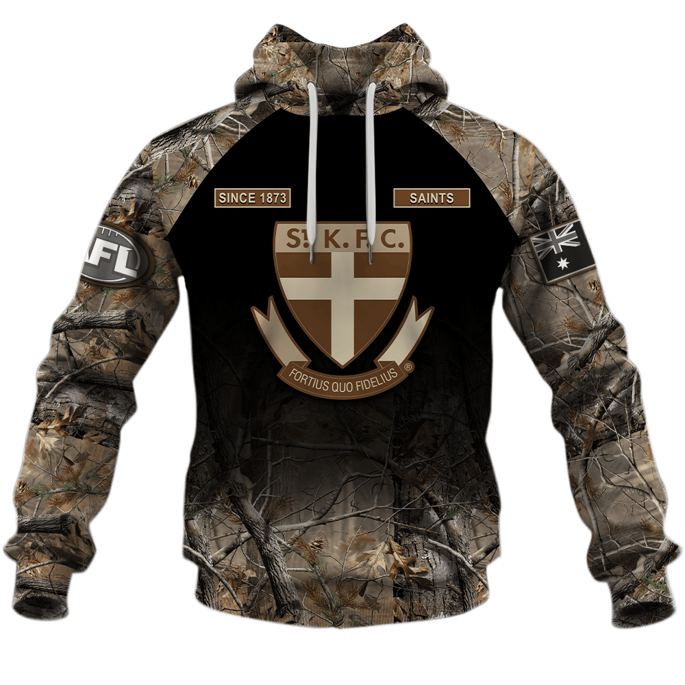 St. Kilda Saints Hunting Design Shirts