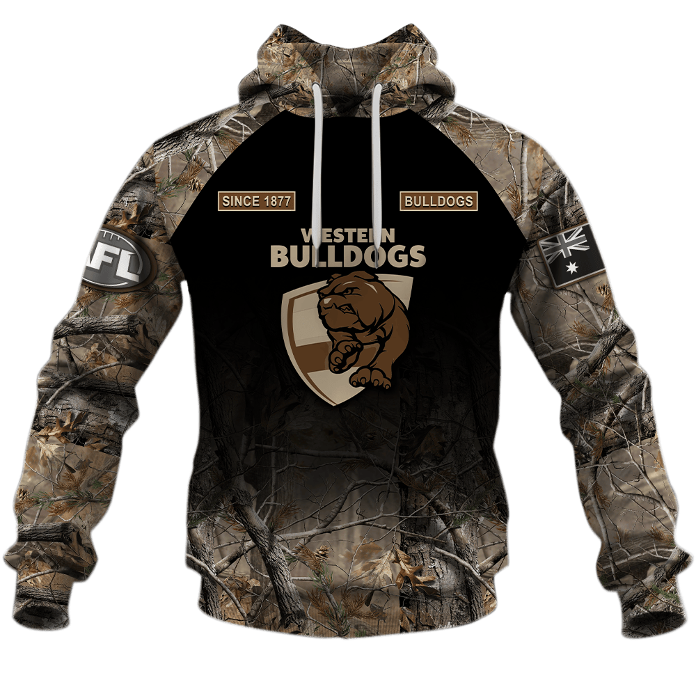 Western Bulldogs Hunting Design Shirts