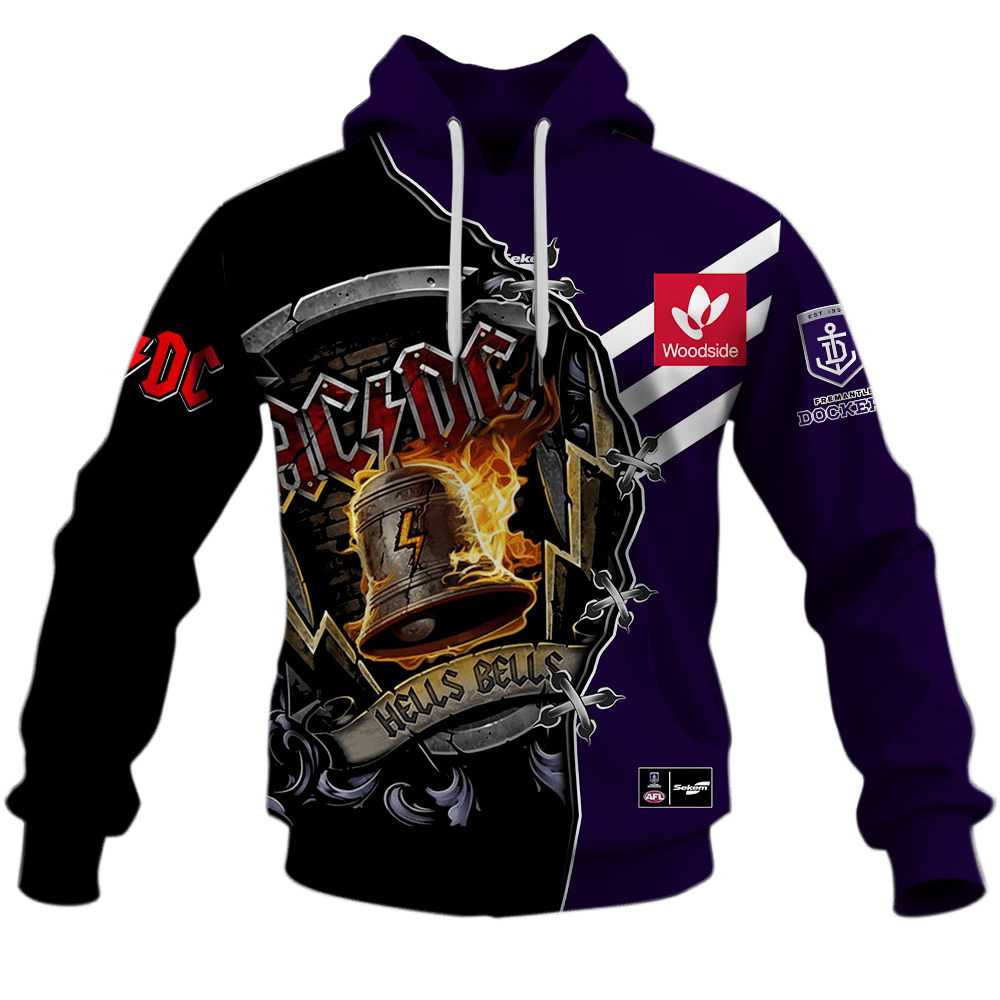 AFL Fremantle Dockers  x ACDC Design Shirts
