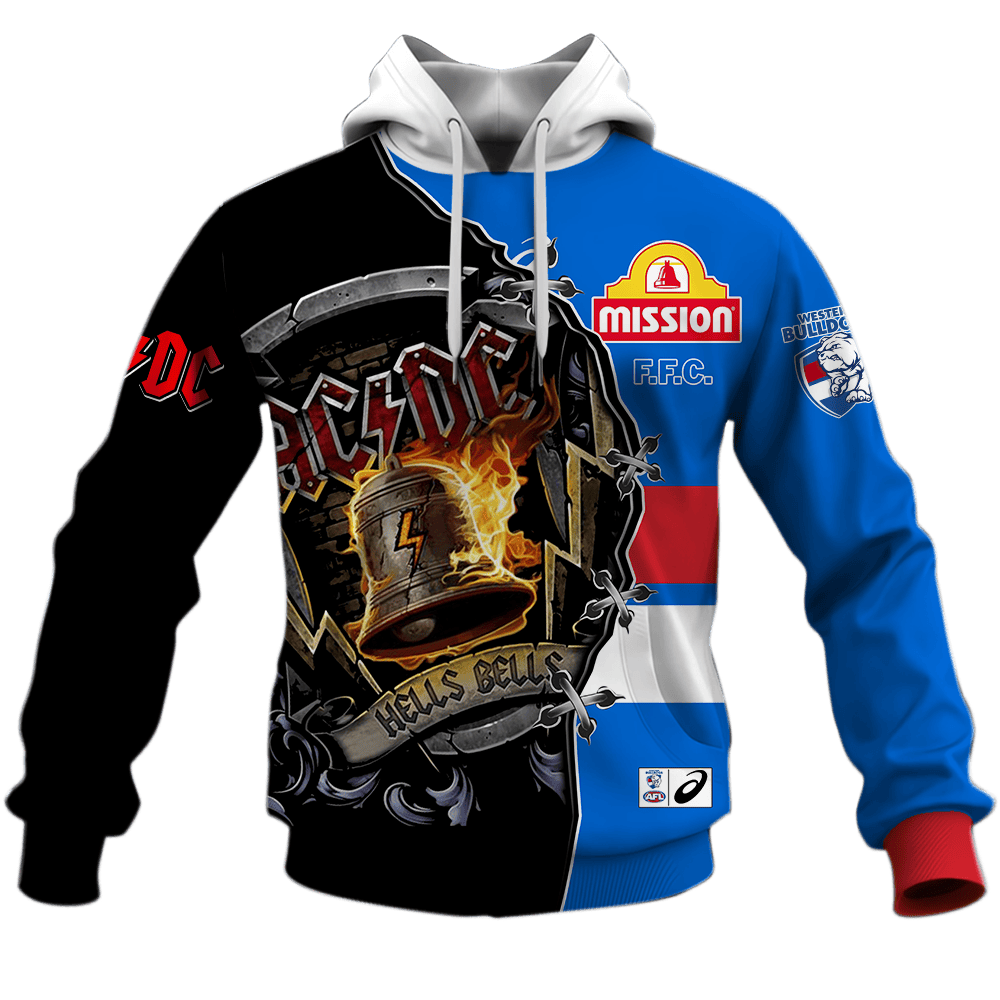 AFL Western Bulldogs  x ACDC Design Shirts