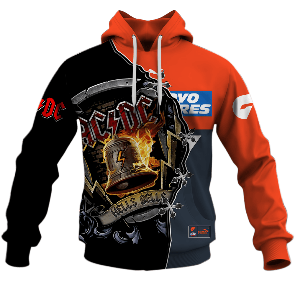 AFL GWS Giants  x ACDC Design Shirts