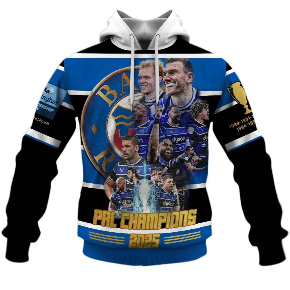 Bath Rugby Gallagher Premiership Champions 2025 Special Shirts