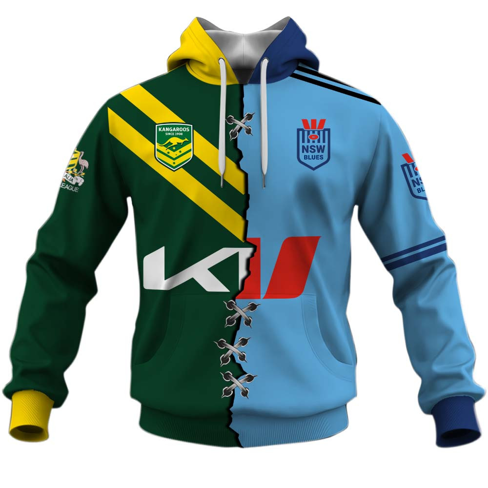 Kangaroos x NSW Blues 2025 Special Shirt