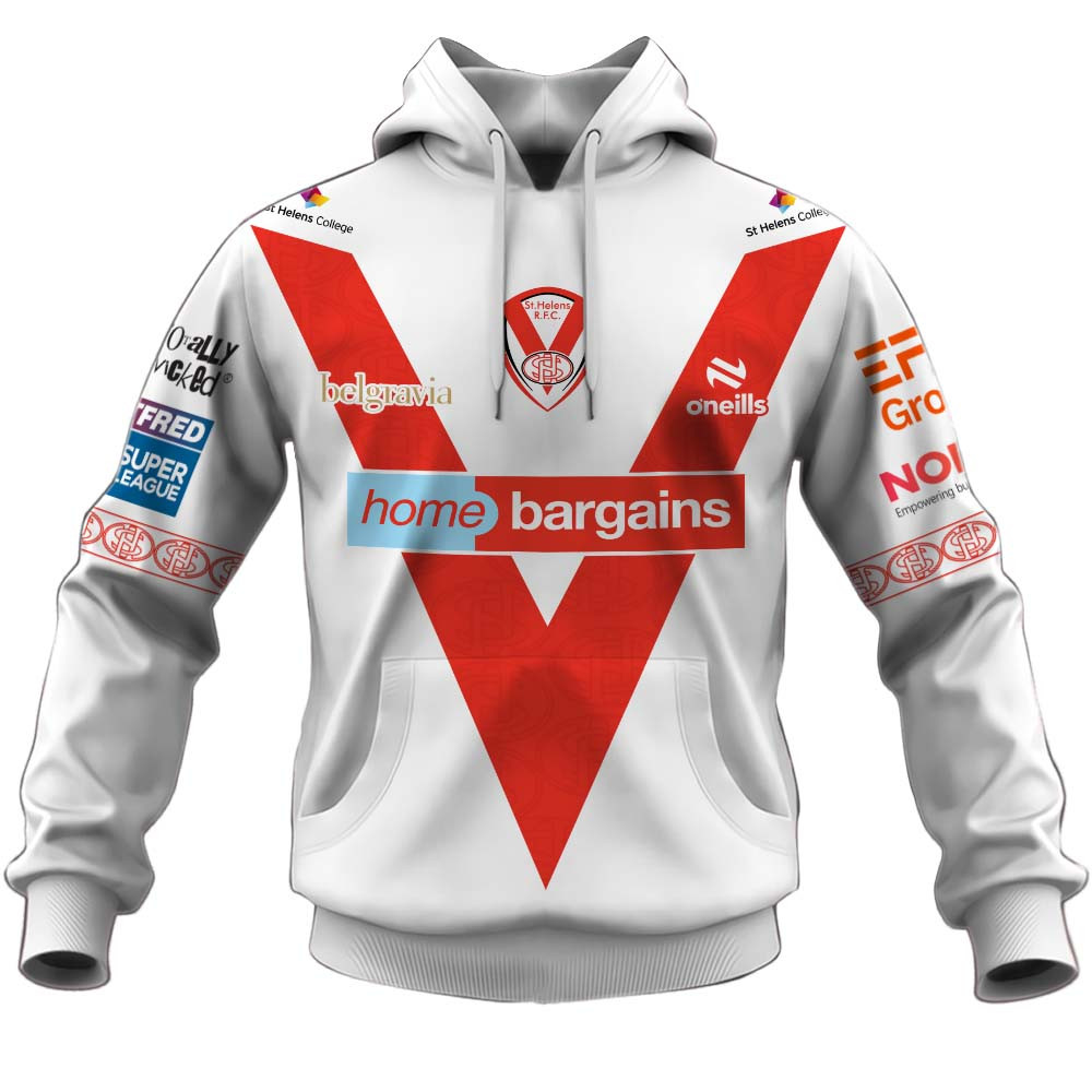 St Helens R.F.C Super League 2025 Home Jersey Style Shirt