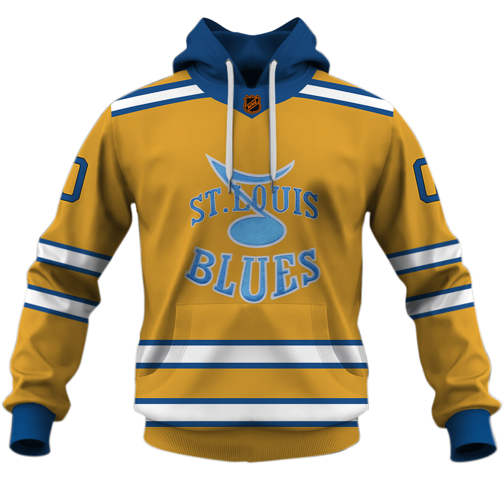 St.Louis Blues NHL Reverse Retro Style