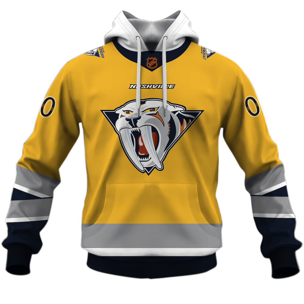 Nashville Predators NHL Reverse Retro Style