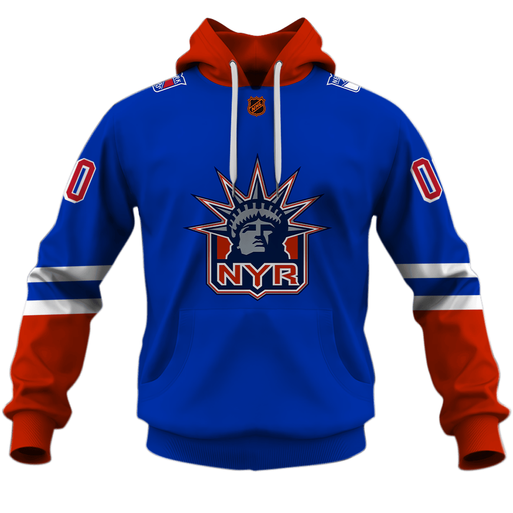 New York Rangers NHL Reverse Retro Style