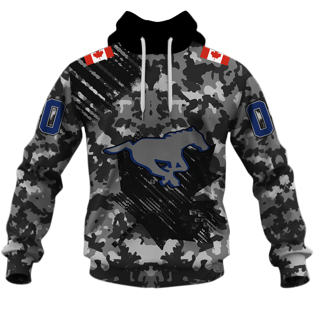 Calgary Stampeders Army Camouflage Shirt