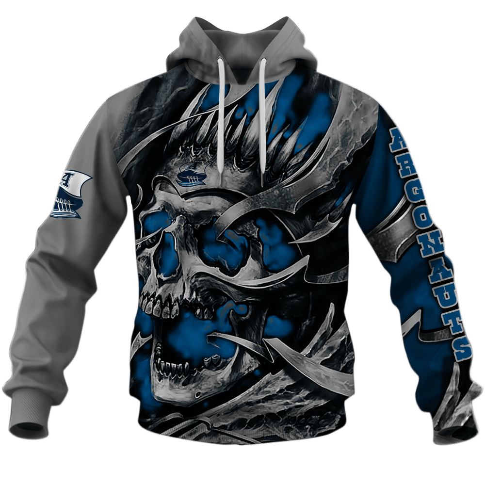 Toronto Argonauts Metal Skull Design Shirts