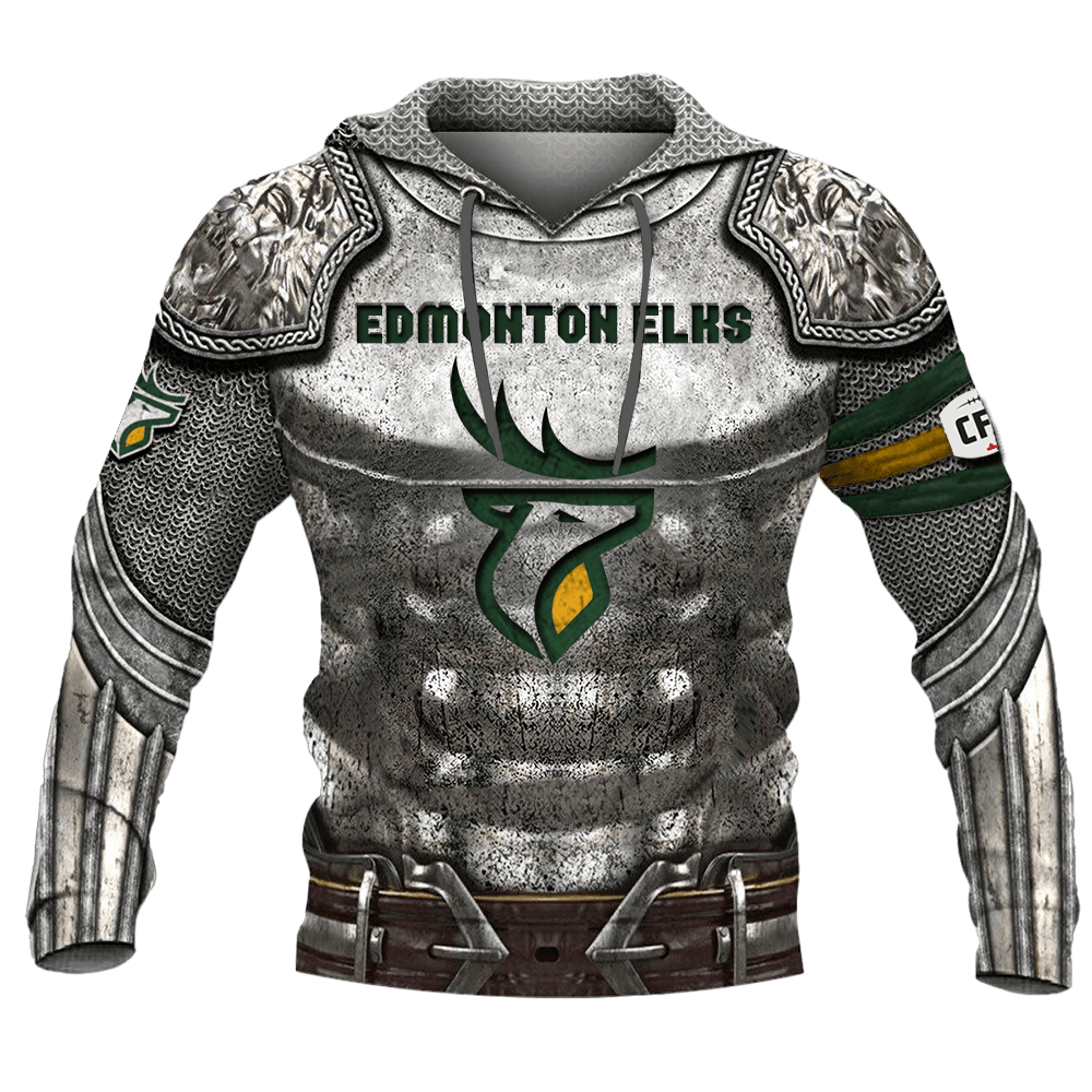 Edmonton Elks  Medieval Armor Design Shirts