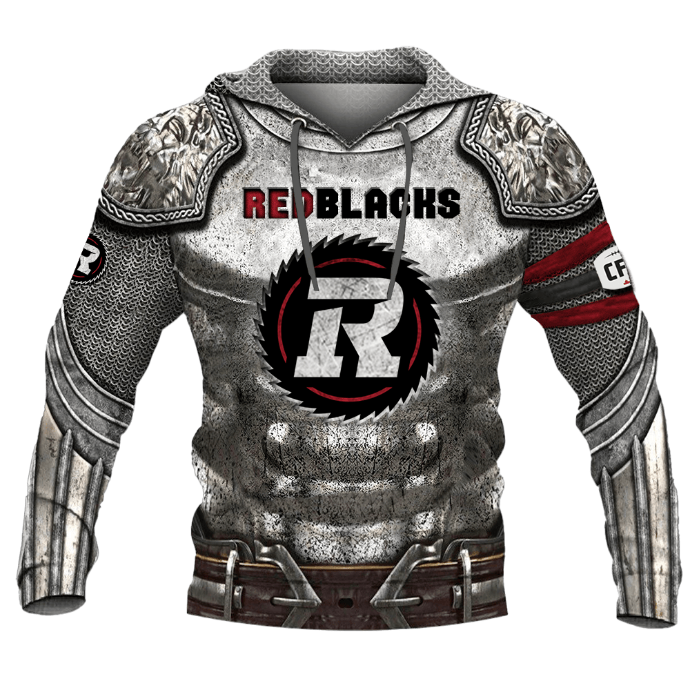 Ottawa Redblacks Medieval Armor Design Shirts