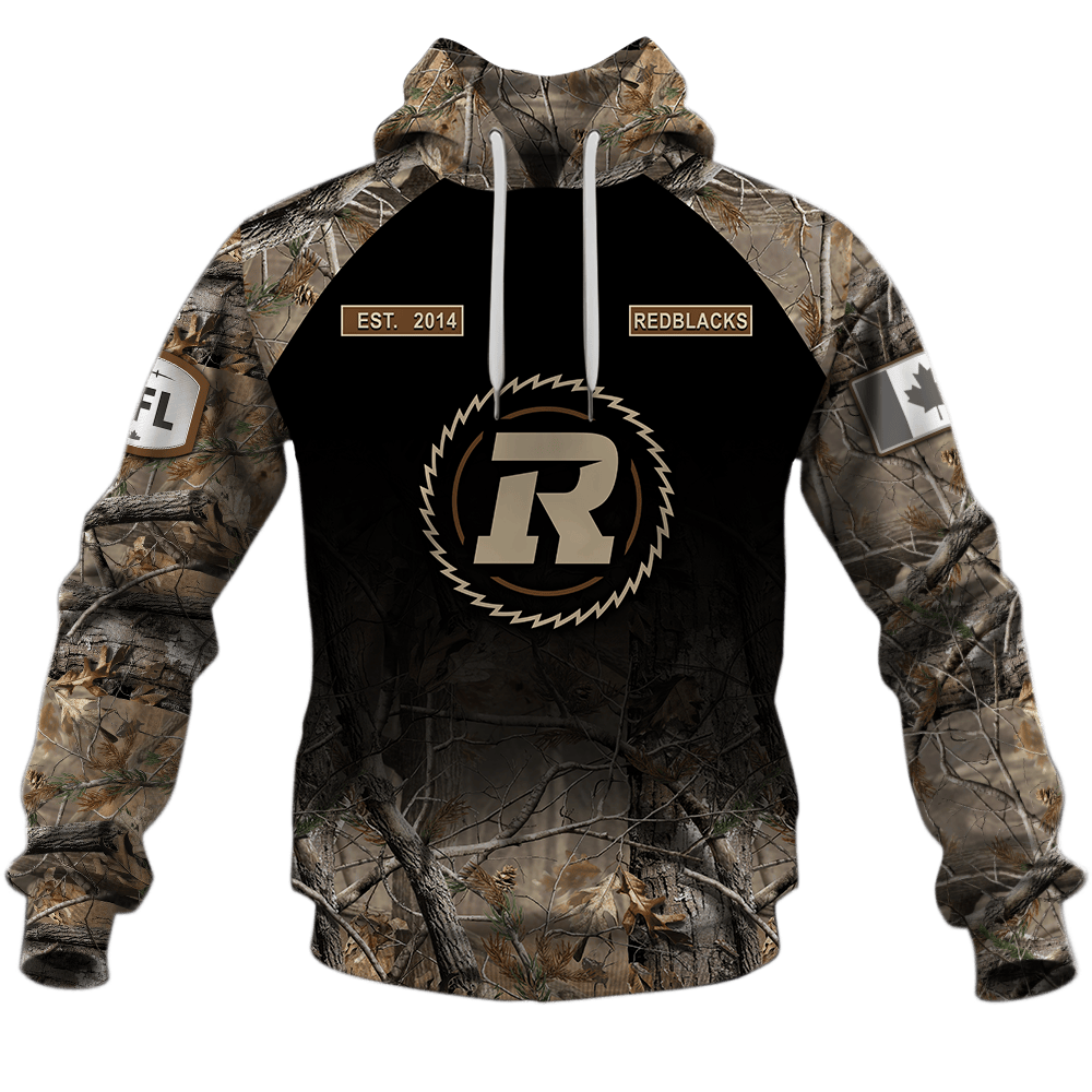 Ottawa Redblacks Hunting Camo Design Shirts