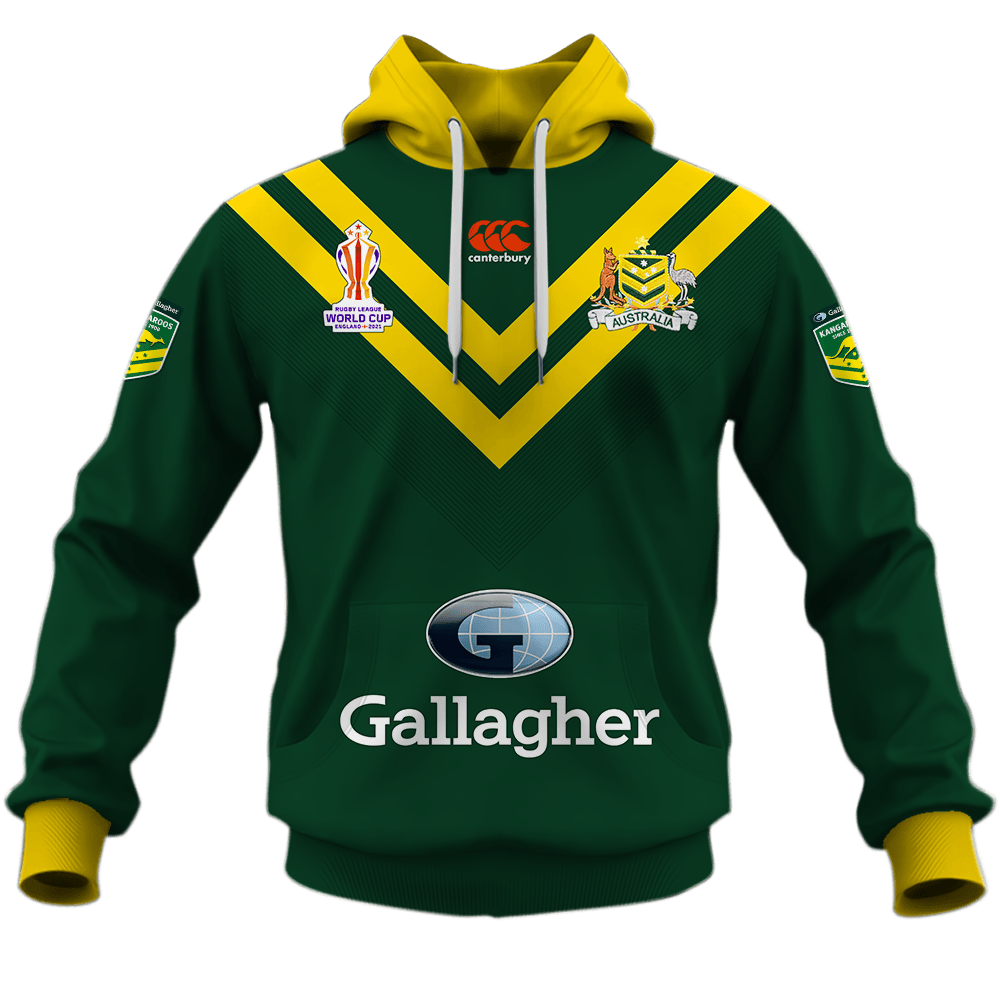 Kangaroos Australia Rugby League World Cup 2022 Shirt