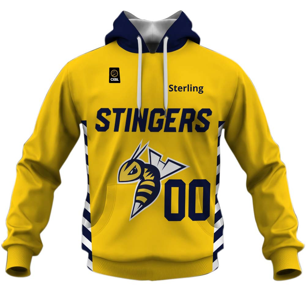 Edmonton Stingers CEBL Home Jersey Style Shirts