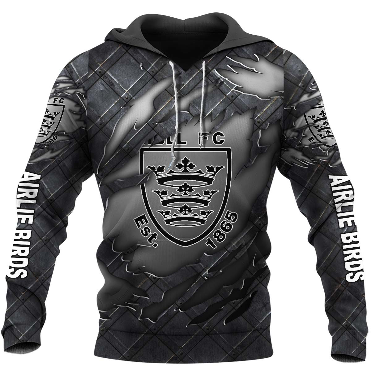 Hull F.C Black Metal Design Shirt