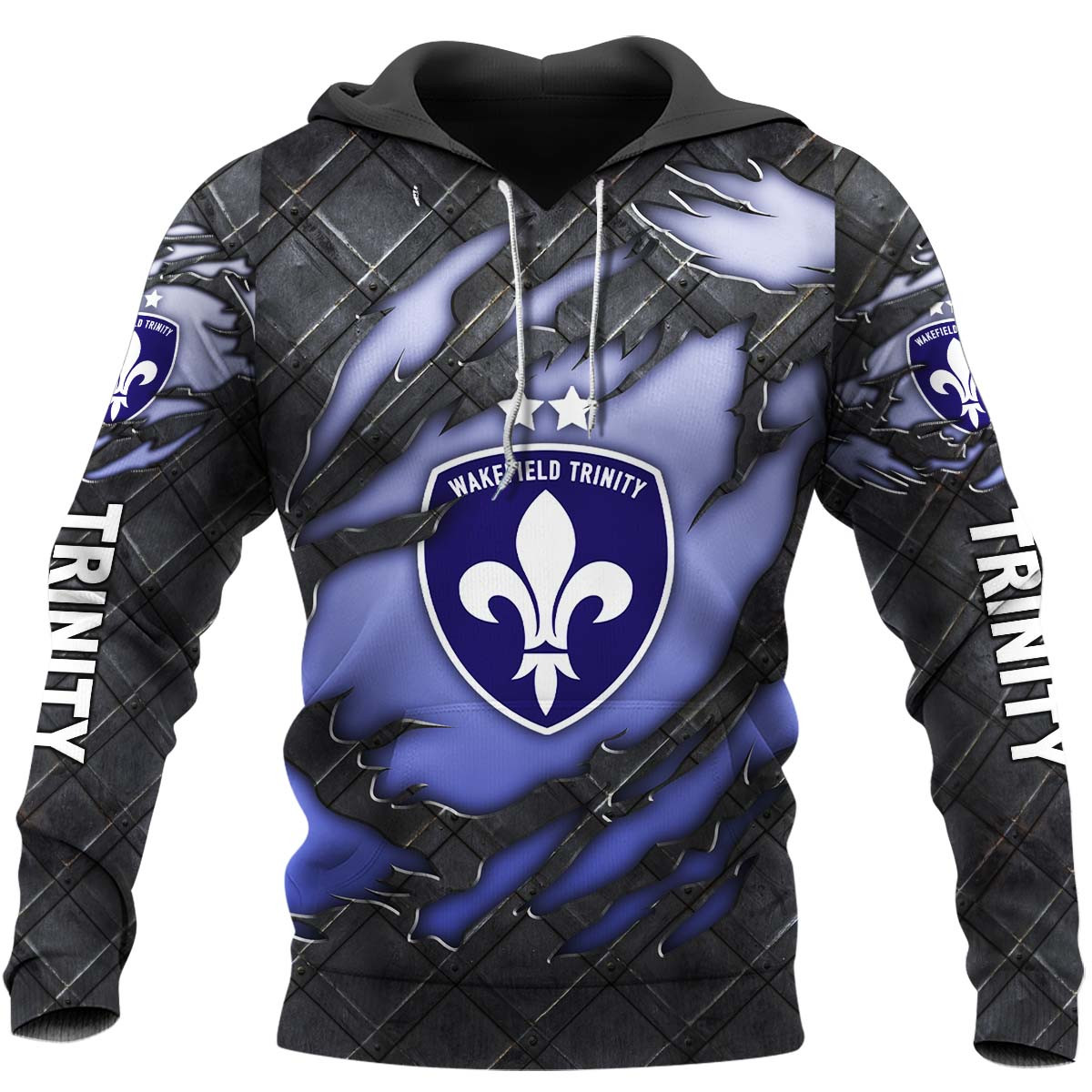 Wakefield Trinity Black Metal Design Shirt