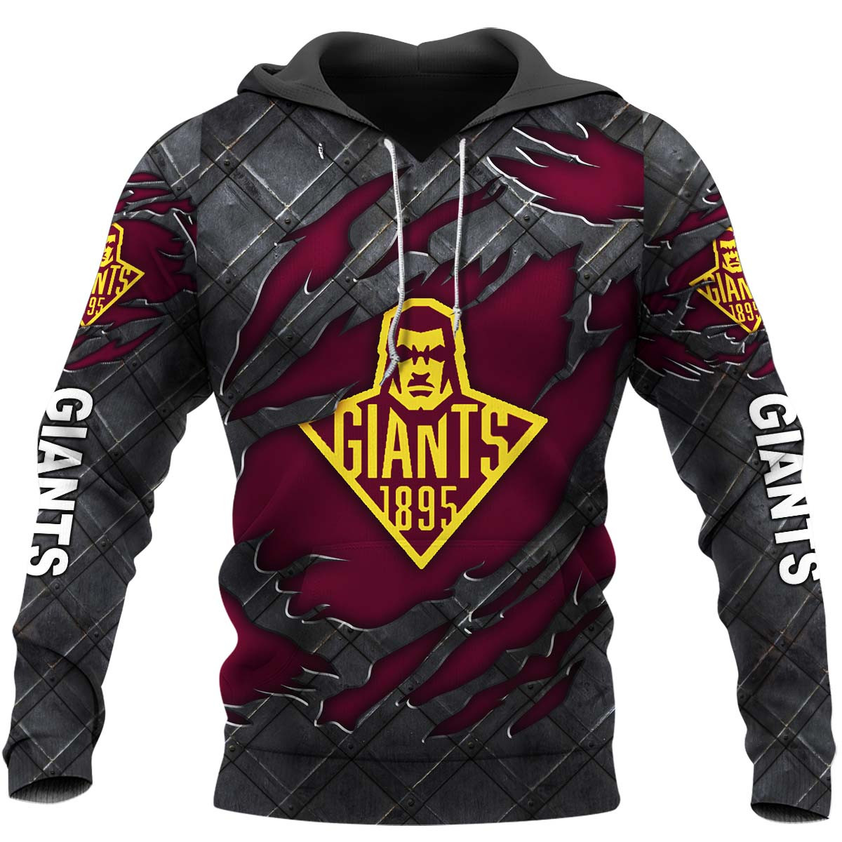 Huddersfield Giants Black Metal Design Shirt