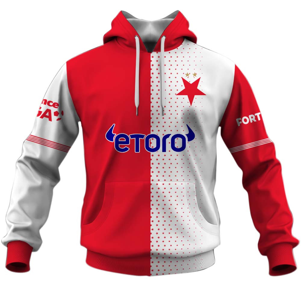 SK Slavia Prague Chance Liga 2526 Home Jersey Style Shirts