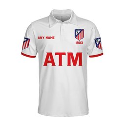 Atlético Madrid La Liga Torn Back Design Polo Shirt