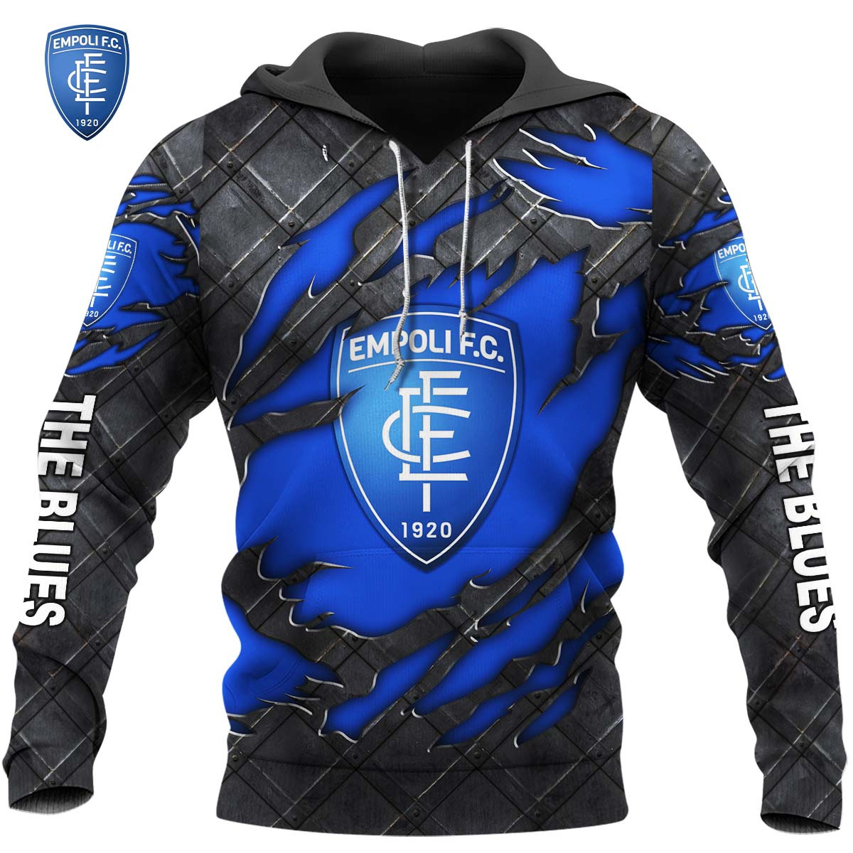 Empoli F.C Serie A Black Metal Design Shirt