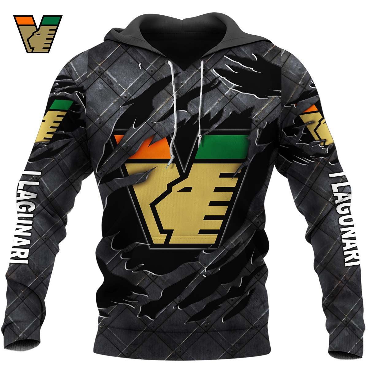 Venezia F.C Serie A Black Metal Design Shirt