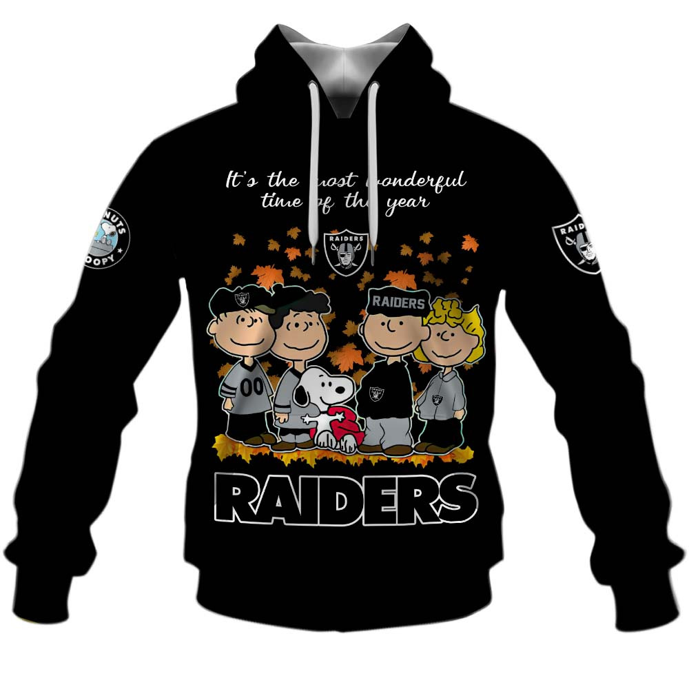 Las Vegas Raiders Welcome the season with Snoopy Design Hoodie