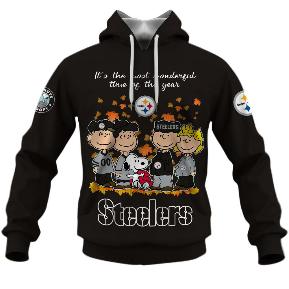 Pittsburgh Steelers Welcome the season with Snoopy Design Hoodie