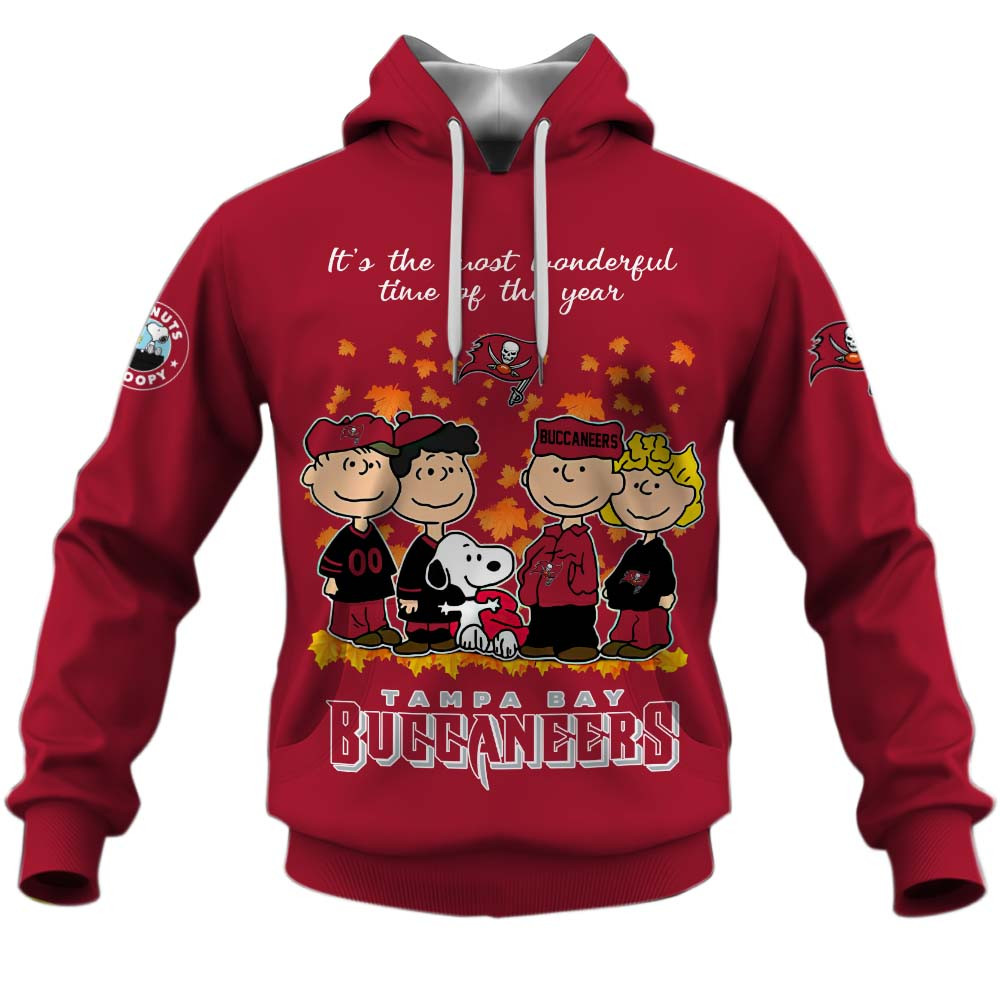 Tampa Bay Buccaneers Welcome the season with Snoopy Design Hoodie