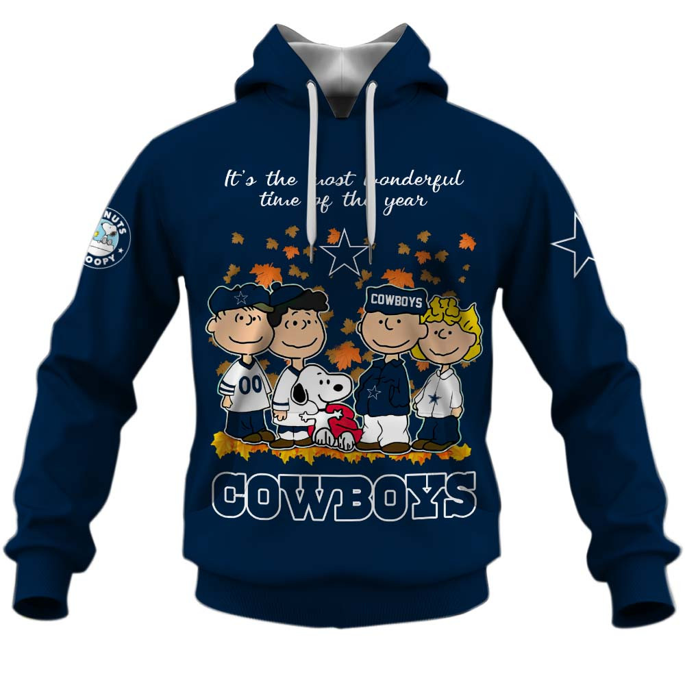 Dallas Cowboys Welcome the season with Snoopy Design Hoodie