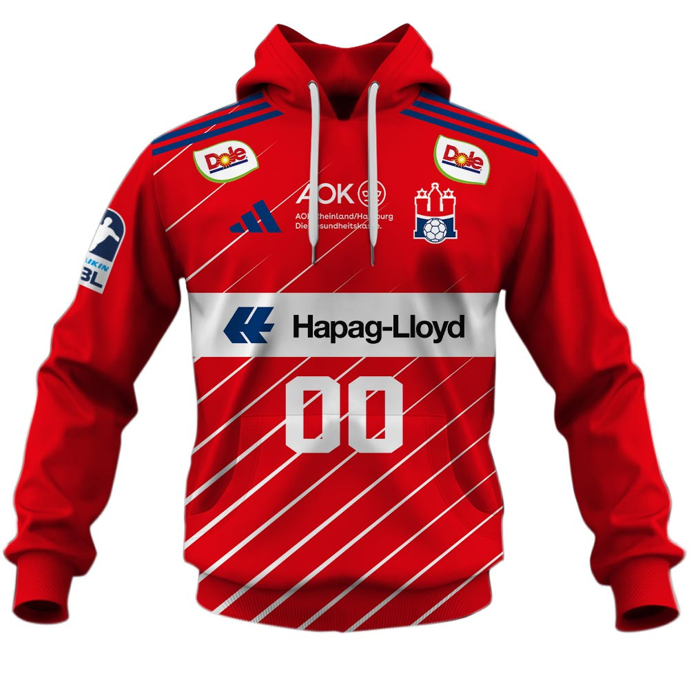 HSV Hamburg Handball Bundesliga Jersey Style Shirts