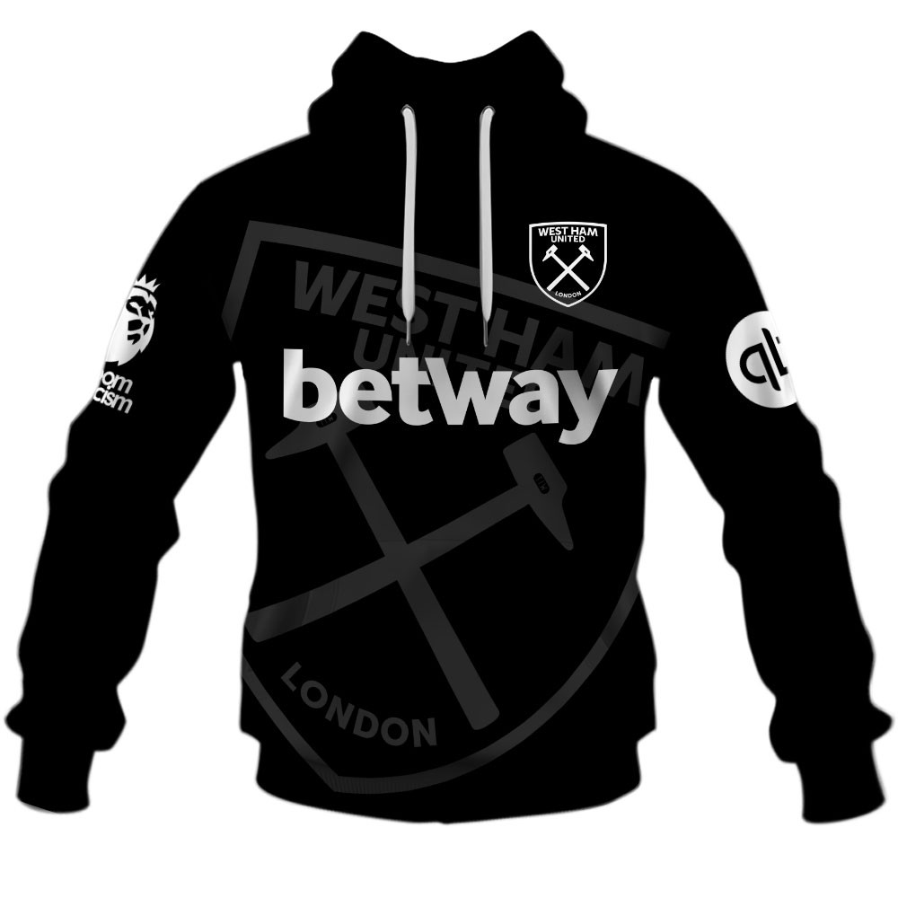 West Ham United F.C Monochrome Style Shirts