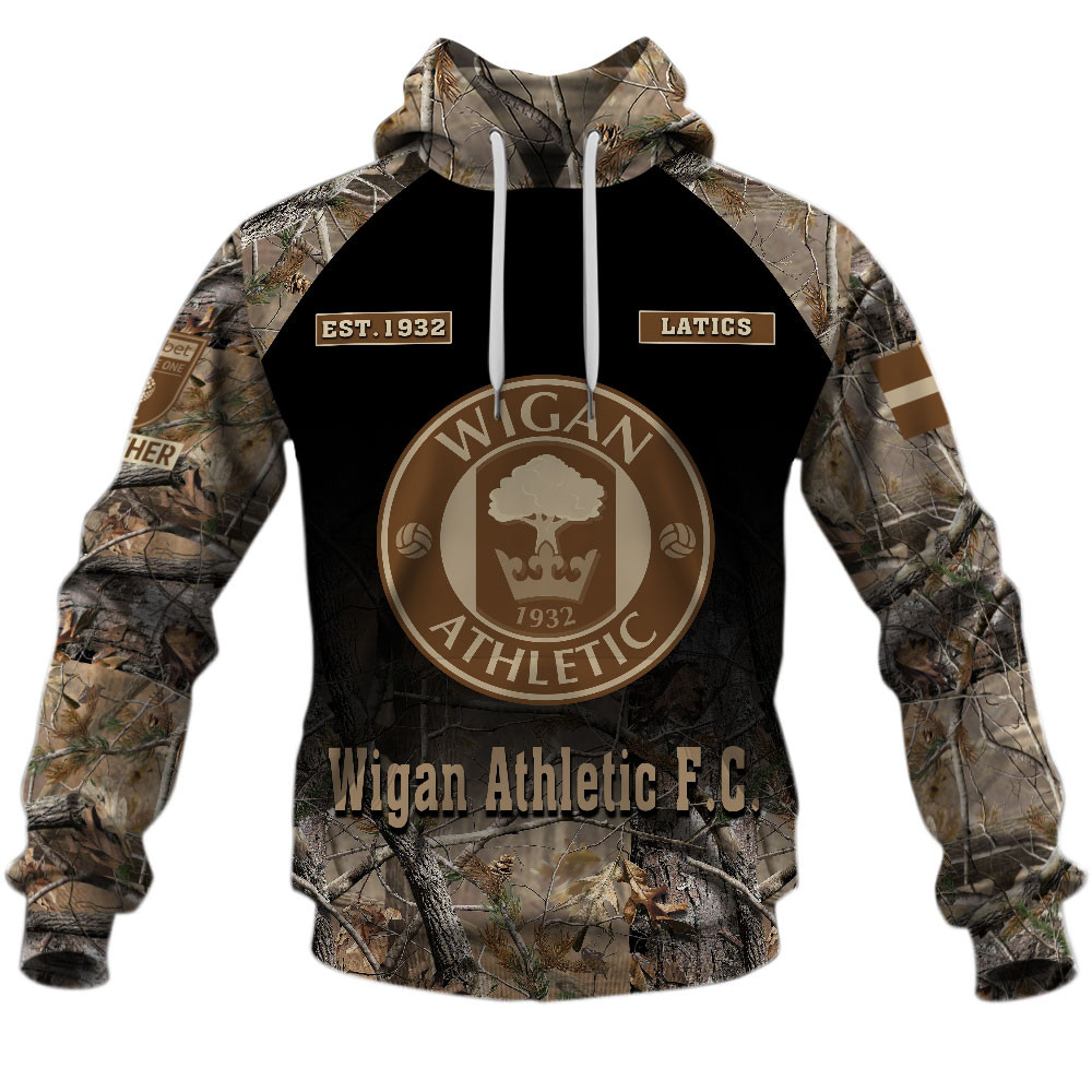 Wigan Athletic F.C Hunting Camo Style Shirts
