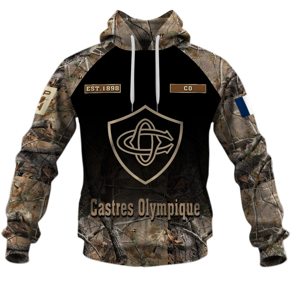 Castres Olympique Hunting Camo Style Shirts